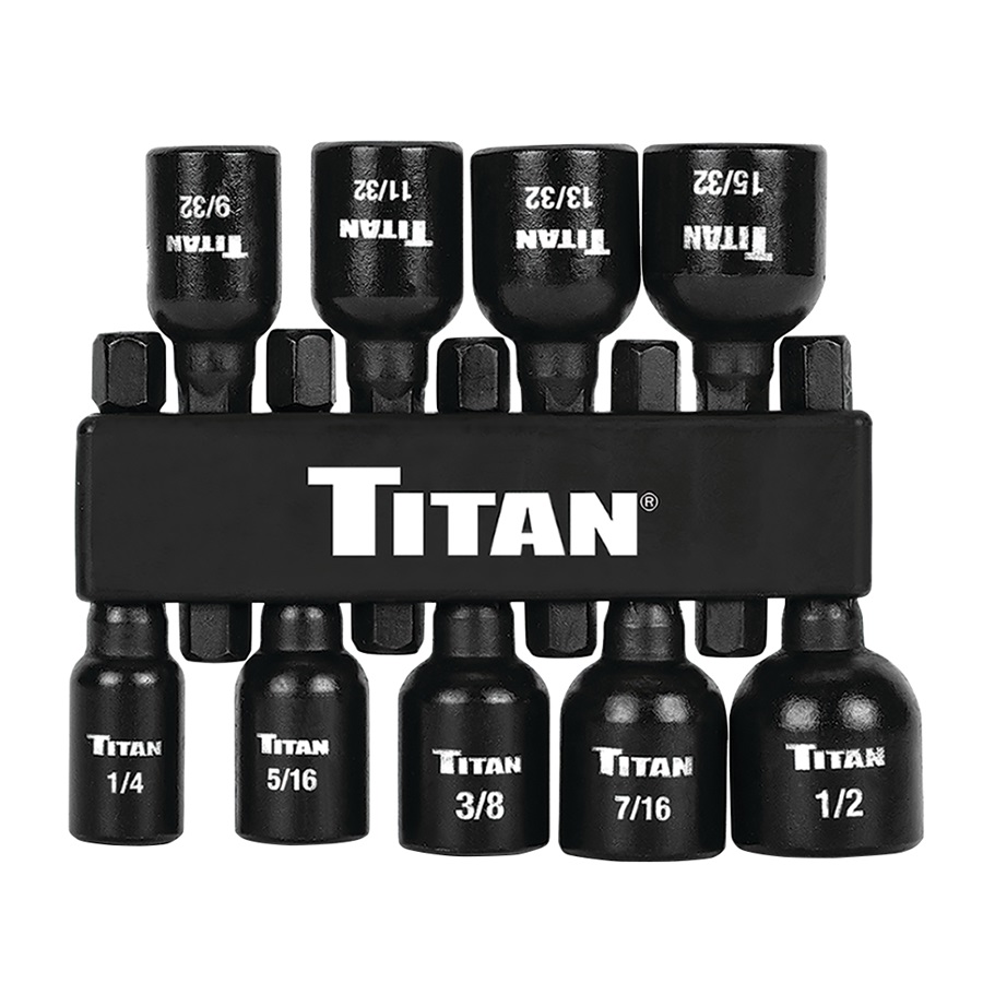 Titan™ 9-Pc Magnetic Nut Driver Set - SAE